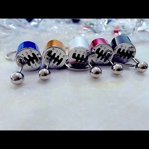 Manual 6-speed car keychains